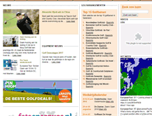 Tablet Screenshot of golfinnederland.nl